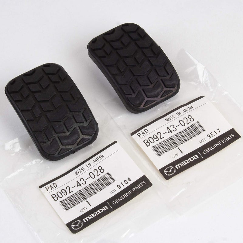 MAZDA MIATA 1990-2005 & MAZDA 323 1986-1989 NEW OEM CLUTCH PEDAL PAD SET - Image 1